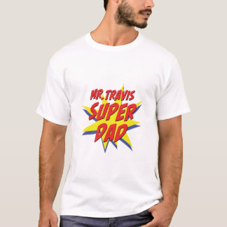 Camiseta custom gift for dad, personalized t-shirt for dad