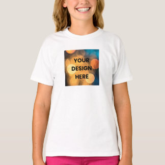 Camiseta Custom Girls Tee – Your Design Here