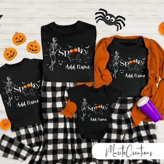 Camiseta Custom Group ,Family T-Shirt , Spooky Family Party