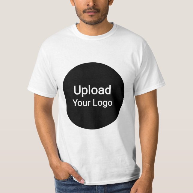 Camiseta Custom Logo Upload | Personalized Business (Frente)