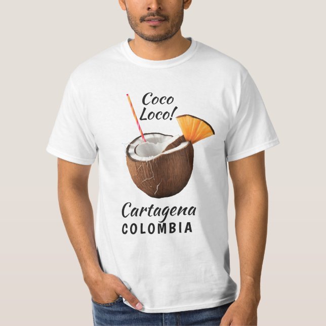 Camiseta Custom Name & Location Coco Loco (Frente)