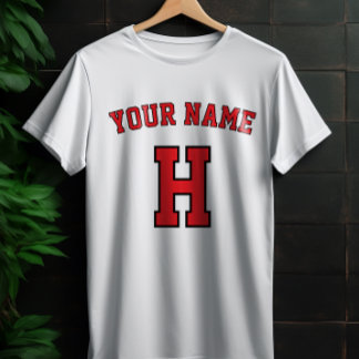 Camiseta Custom Name Personalized vintage Letter T-Shirt