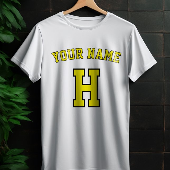 Camiseta Custom Name Personalized vintage Letter T-Shirt  (Criador carregado)
