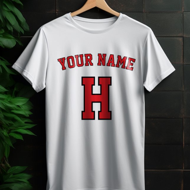 Camiseta Custom Name Personalized vintage Letter T-Shirt  (Criador carregado)