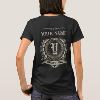Camiseta Custom Name Tee, Personalized Monogram Vintage