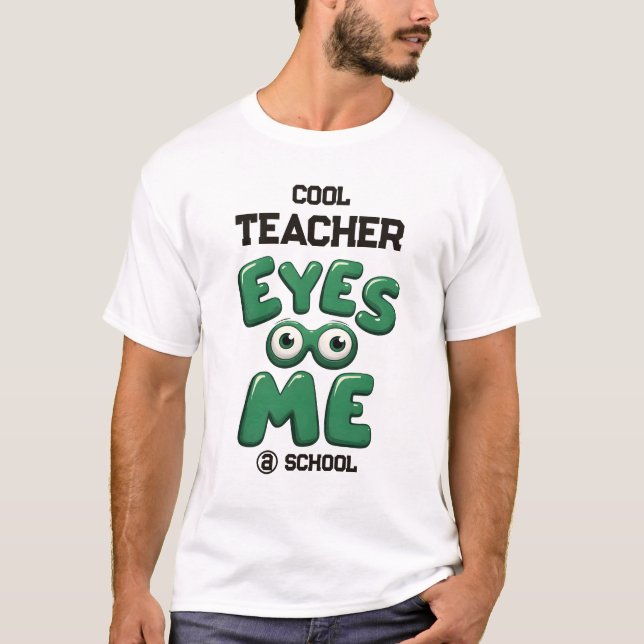 Camiseta Custom Personalized Cute Teacher Gift (Frente)
