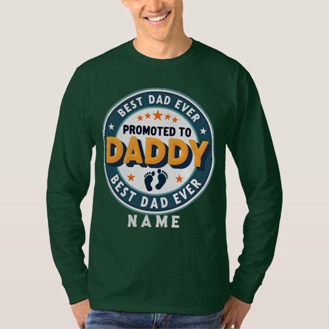Camiseta Custom Personalized Name Gift for Dad (Frente)