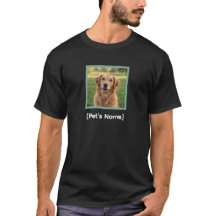 Custom Pet Photo & Name T-Shirt | Unisex Apparel