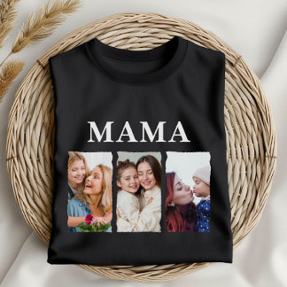 Camiseta Custom Photo Collage Mama – Personalized Gift