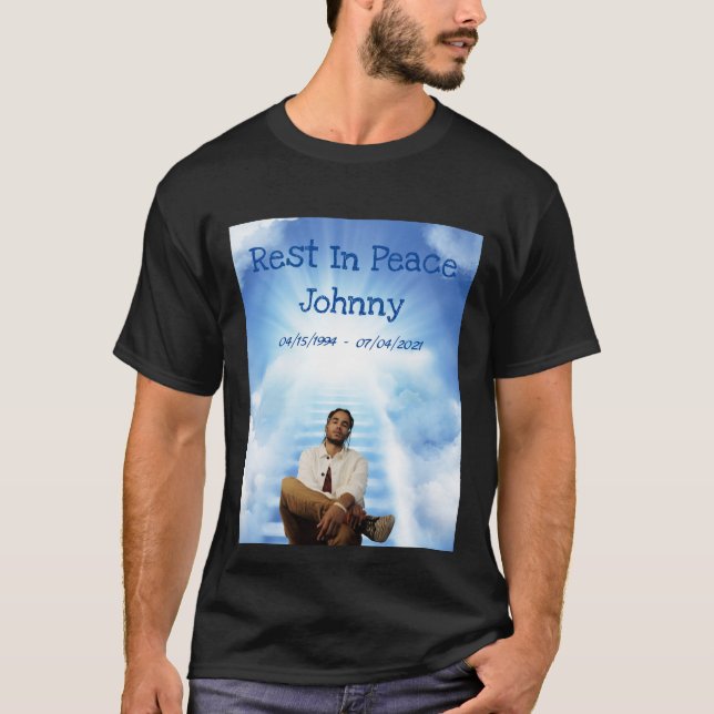 Camiseta Custom Photo Mermorial In Loving Memory T-Shirt (Frente)