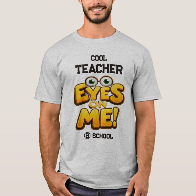 Camiseta Custom Photo Teacher Gifts  Personalized by School (Frente)