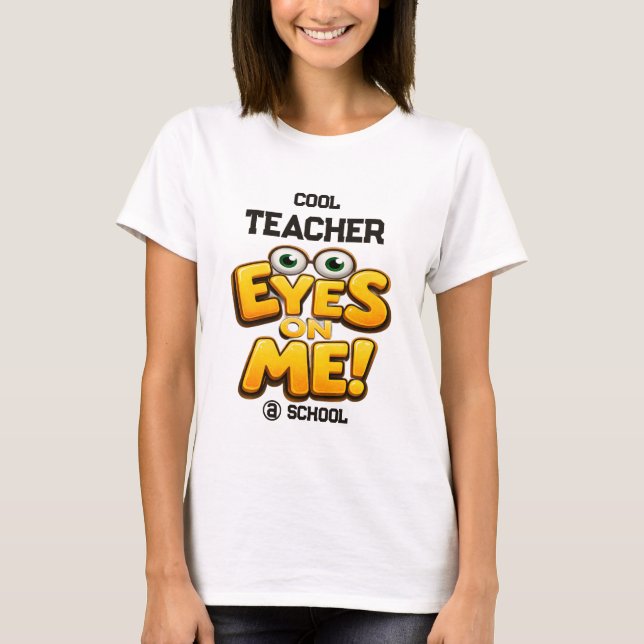 Camiseta Custom Photo Teacher Gifts  Personalized by School (Frente)