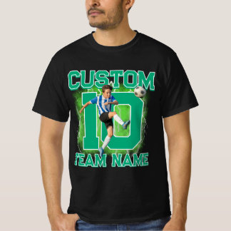 Camiseta Custom senior soccer player, team name & number 