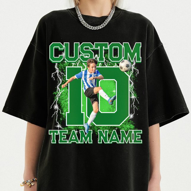 Camiseta Custom senior soccer player, team name & number  (Criador carregado)
