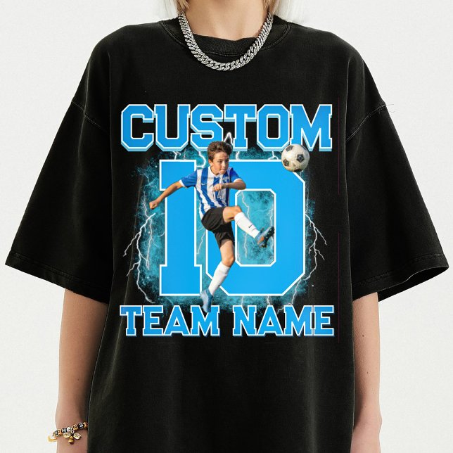 Camiseta Custom Soccer player tee, personalized your number (Criador carregado)