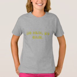 Camiseta Custom Text | motivação para o ginásio | E Castanh
