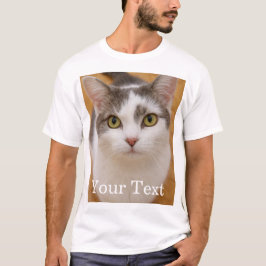 Camiseta Custom Text Photo Personalized