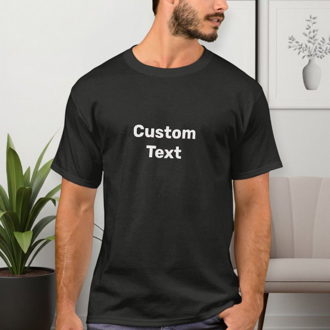 Camiseta Custom text T-shirt, choose your text (Criador carregado)