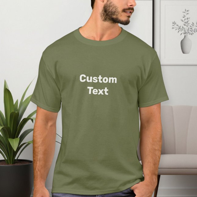 Camiseta Custom text T-shirt, choose your text (Criador carregado)
