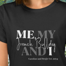 Custom Typography Dog Owner Established Chic Funny