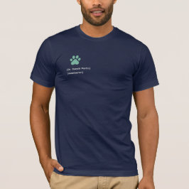 Camiseta Custom VET Staff Uniform T-Shirt | Name & Title