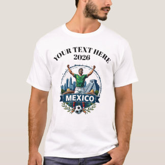 Camiseta Customisable Mexico Soccer Football Team Supporter