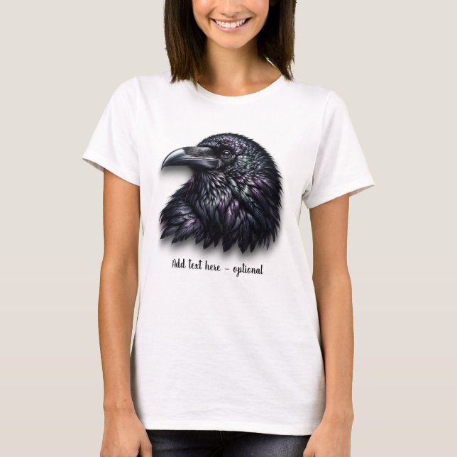 Camiseta Customizable Raven Head T-Shirt (Frente)