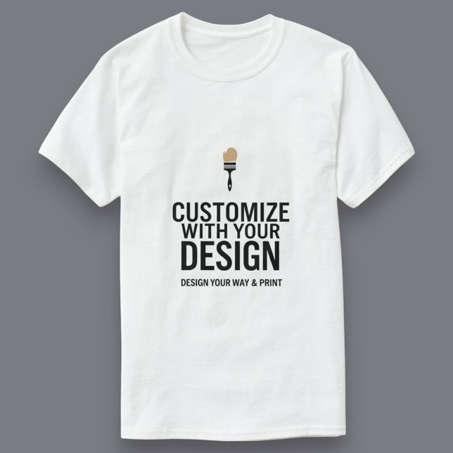 Camiseta Customizable Simple Blank Business Corporate (Criador carregado)