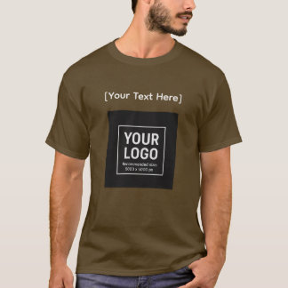Camiseta Customizable Trader Logo & Text T-Shirt