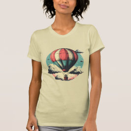 Camiseta Customizable Vintage Hot Air Balloon Tote Bag 