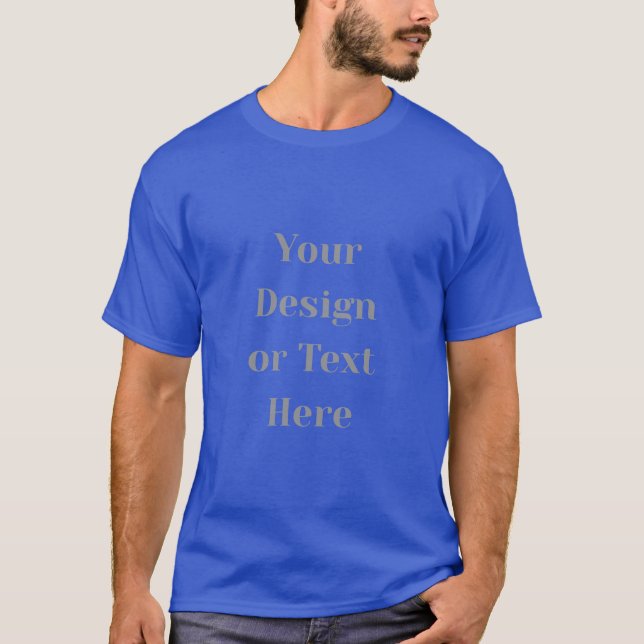Camiseta Customizable Your Design or Text Here Personalized (Frente)