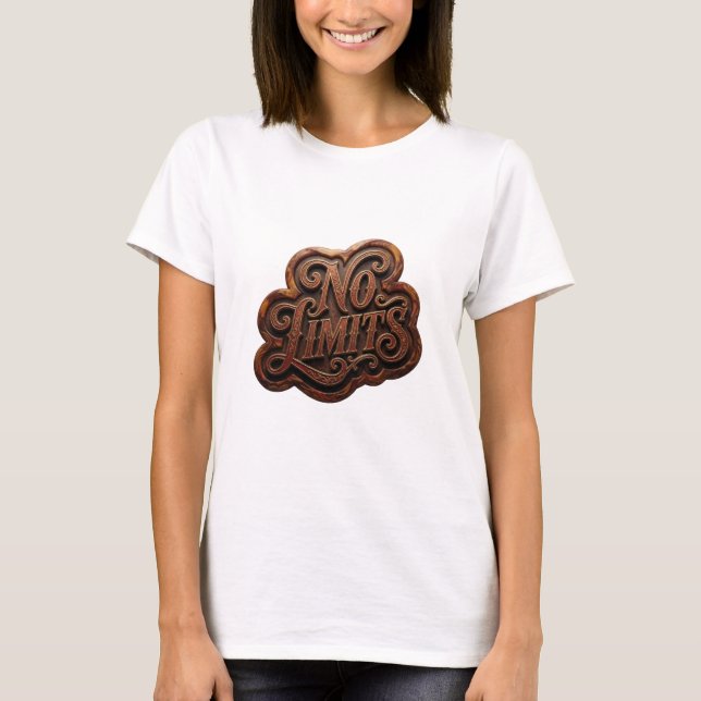 Camiseta Customizada Catchy Gold SEM LIMITES (Frente)