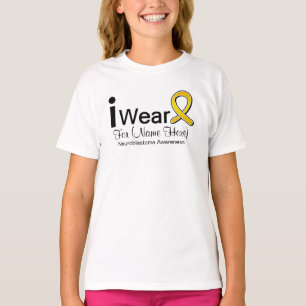 Camiseta Customizável eu visto a fita de Neuroblastoma