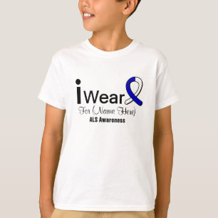 Camiseta Customizável eu visto uma fita da consciência do