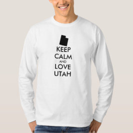 Camiseta Customizável MANTENHA A CALMA e AME UTAH