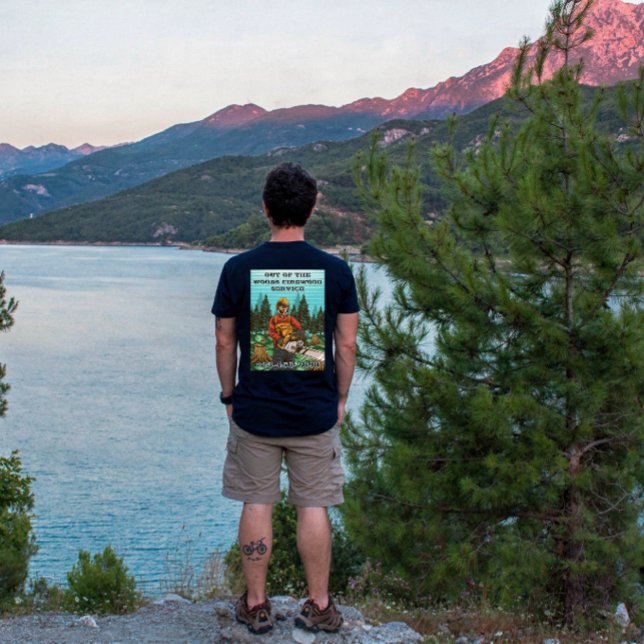 Camiseta Customize Firewood Sales Business Promotional (Criador carregado)