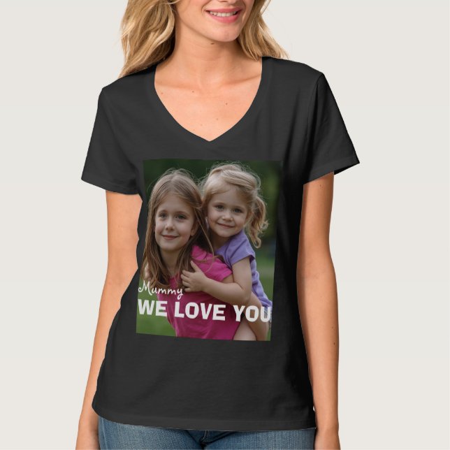 Camiseta Customized with 2 and text (Frente)