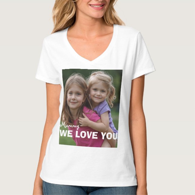 Camiseta Customized with 2 and text (Frente)