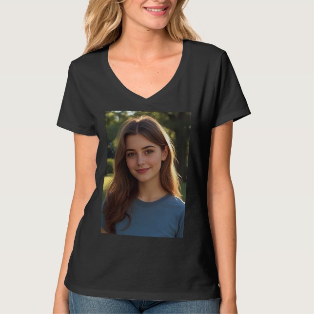 Camiseta Customized with two photos (Frente)