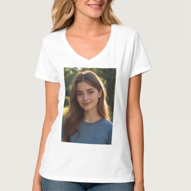 Camiseta Customized with two photos (Frente)