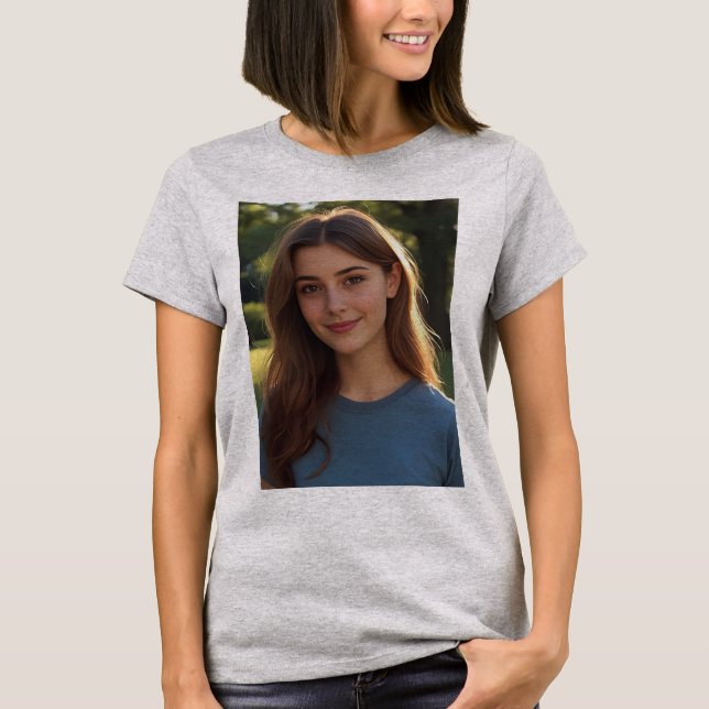 Camiseta Customized with two photos (Frente)