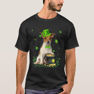 Camiseta Cut Jack Russell Terrier Dog Lover St Patricks Da