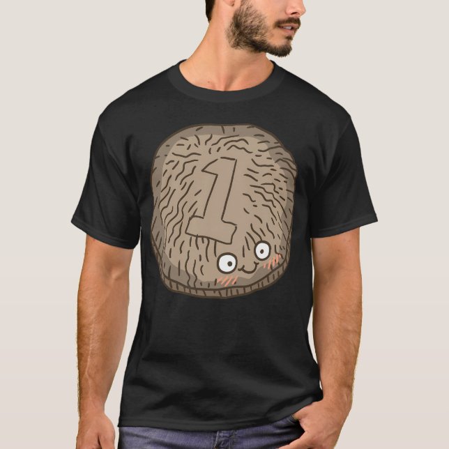 Camiseta Cuta De Dólar De Areia. (Frente)