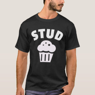 Camiseta Cuta de Muffin Estreita para Homens ou Meninos