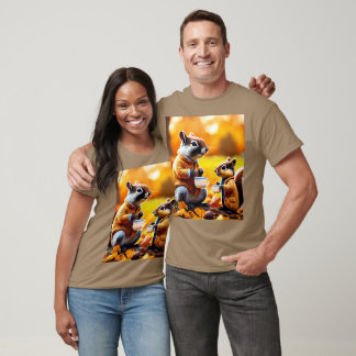 Camiseta Cuta e funcional para crianças e adultos