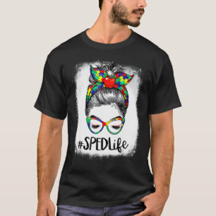 Camiseta Cute 100º Dia Escolar Coque Desarrumado Sped Mulhe