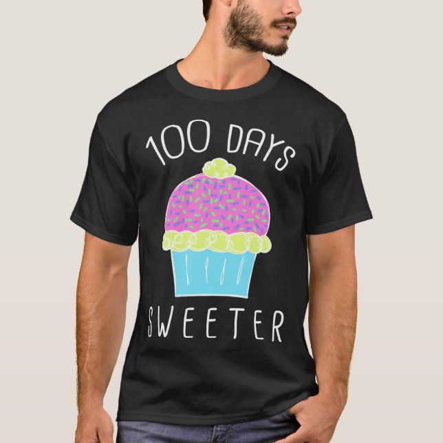 Camiseta Cute 100th Day of School For Teachers and Students (Frente)