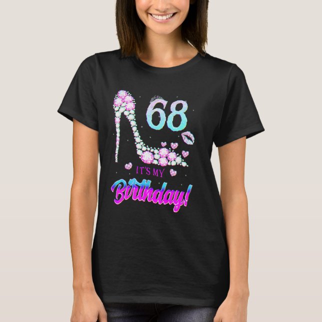Camiseta Cute 68 Years Old It's My 68th Birthday Party (Frente)