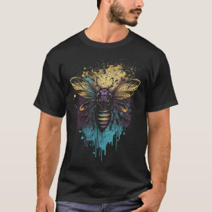 Camiseta Cute Abelha Mel Floral natureza quem jardins Apic