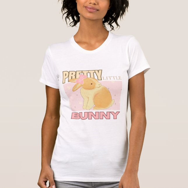 Camiseta Cute Aesthetic Pretty Little Bunny T-Shirt - Kawai (Frente)